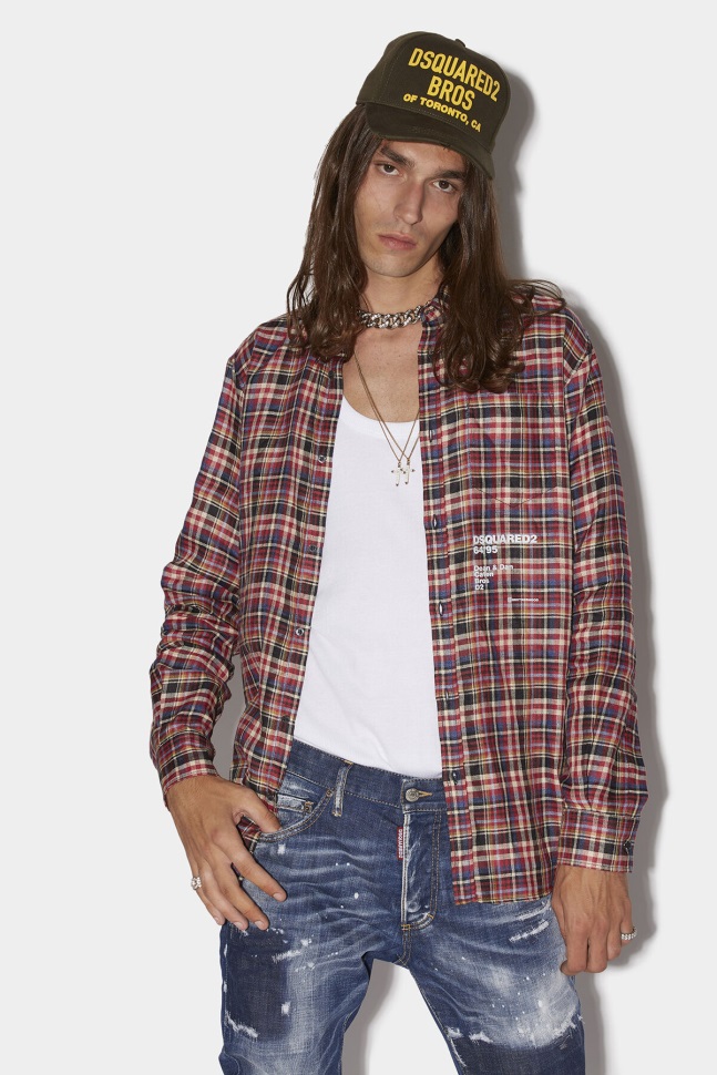 dsquared2_iconic_64_95_relax_dan_shirt.jpg Dsquared2 Iconic 64/95 Relax Dan Shirt - Image 1