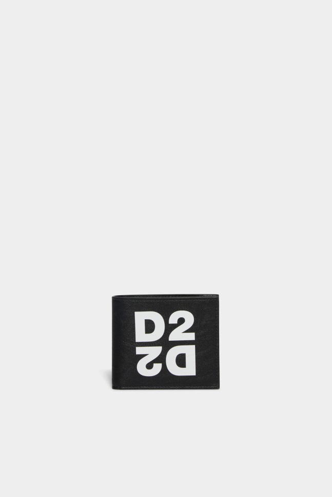 dsquared2_iconic_70s_wallet_black_ds2.jpg Dsquared2 Iconic 70's Wallet BLACK DS2 - Image 1