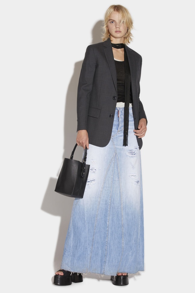 dsquared2_iconic_90s_maxi_skirt.jpg Dsquared2 Iconic 90'S Maxi Skirt - Image 1