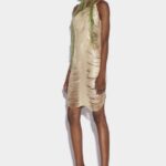 Dsquared2 Iconic Asymetrical Strap Midi Dress