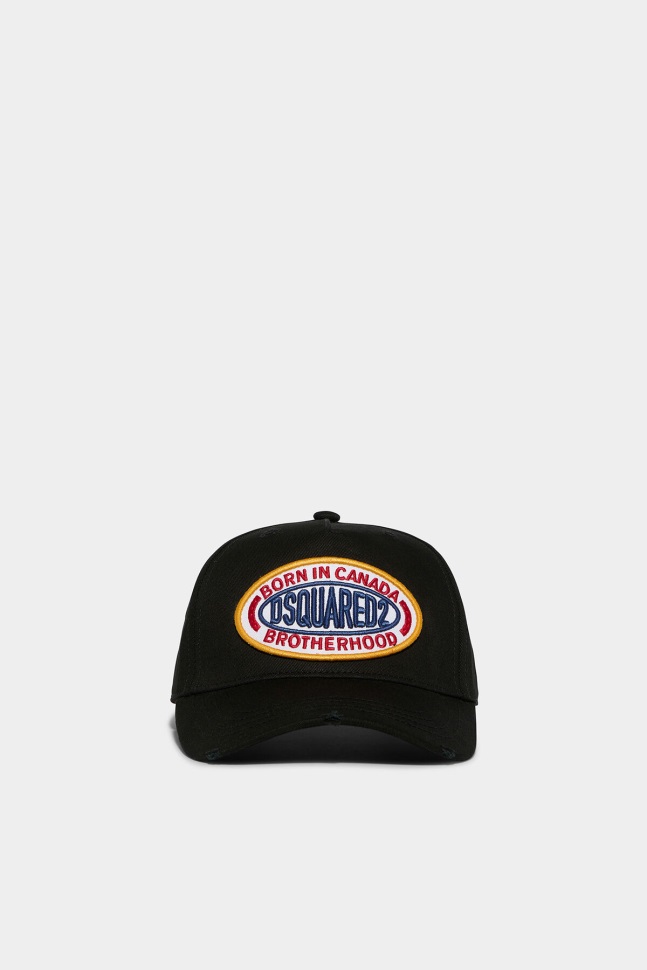 dsquared2_iconic_baseball_cap_black.jpg Dsquared2 Iconic Baseball Cap BLACK - Image 1