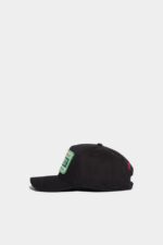 Dsquared2 Iconic Baseball Cap BLACK DS2 - Image 3