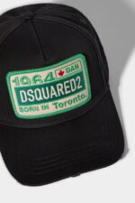 Dsquared2 Iconic Baseball Cap BLACK DS2 - Image 5