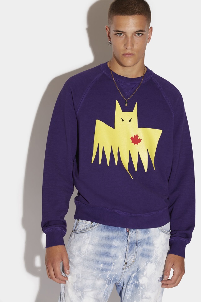 dsquared2_iconic_bat_caten_raglan_sweater.jpg Dsquared2 Iconic Bat Caten Raglan Sweater - Image 1