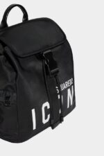 Dsquared2 Iconic Be Icon Backpack BLACK D2 - Image 4