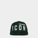 Dsquared2 Iconic Be Icon Baseball Cap FANTASY/BORDEAUX