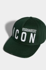 Dsquared2 Iconic Be Icon Baseball Cap FANTASY/BORDEAUX - Image 5