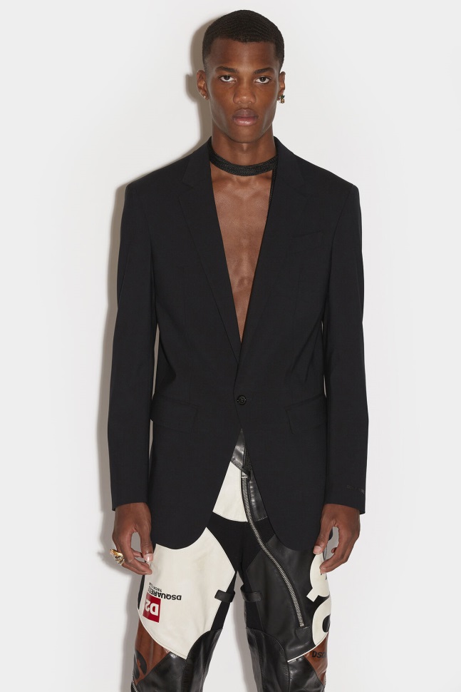 dsquared2_iconic_berlin_long_blazer.jpg Dsquared2 Iconic Berlin Long Blazer - Image 1