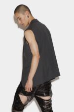 Dsquared2 Iconic Berlin Long Vest ANTRACITE/BROWN - Image 2
