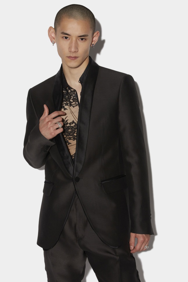 dsquared2_iconic_berlin_one_button_blazer.jpg Dsquared2 Iconic Berlin One Button Blazer - Image 1