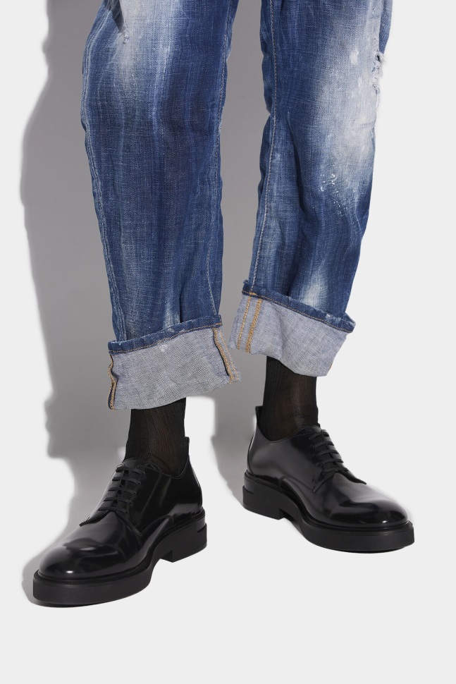 dsquared2_iconic_big_logo_lace_ups.jpg Dsquared2 Iconic Big Logo Lace Ups - Image 1