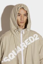 Dsquared2 Iconic Big Logo Windbreaker LILAC/STONE - Image 3