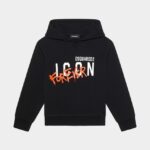 Dsquared2 Iconic BLACK D2Kids Hoodie