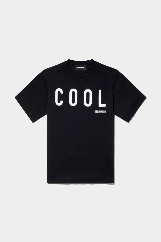 dsquared2_iconic_black_ds2_kids_t_shirt.jpg Dsquared2 Iconic BLACK DS2 Kids T-Shirt - Image 1