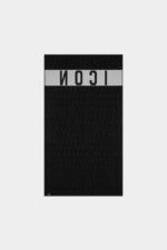 Dsquared2 Iconic BLACK/FANTASY Be Icon Towel D2 BLACK - Image 2