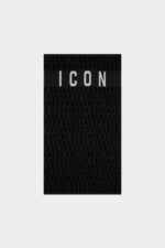 Dsquared2 Iconic BLACK/FANTASY Be Icon Towel D2 BLACK