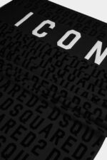 Dsquared2 Iconic BLACK/FANTASY Be Icon Towel D2 BLACK - Image 4