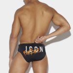 Dsquared2 Iconic BLACK/FANTASY Icon Forever Swim Brief