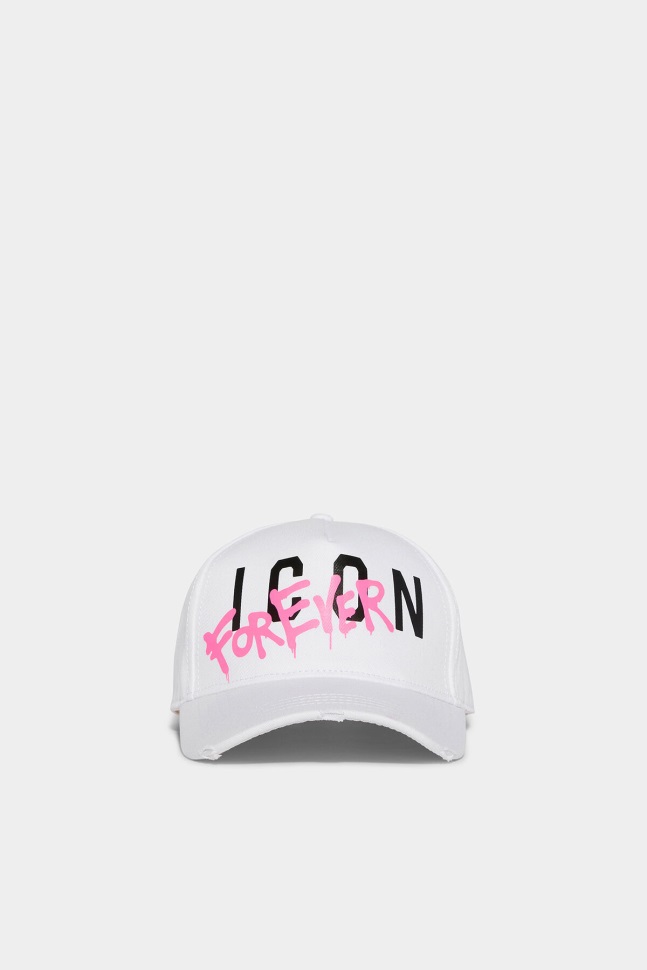 dsquared2_iconic_black_icon_forever_baseball_cap_d2.jpg Dsquared2 Iconic BLACK Icon Forever Baseball Cap D2 - Image 1