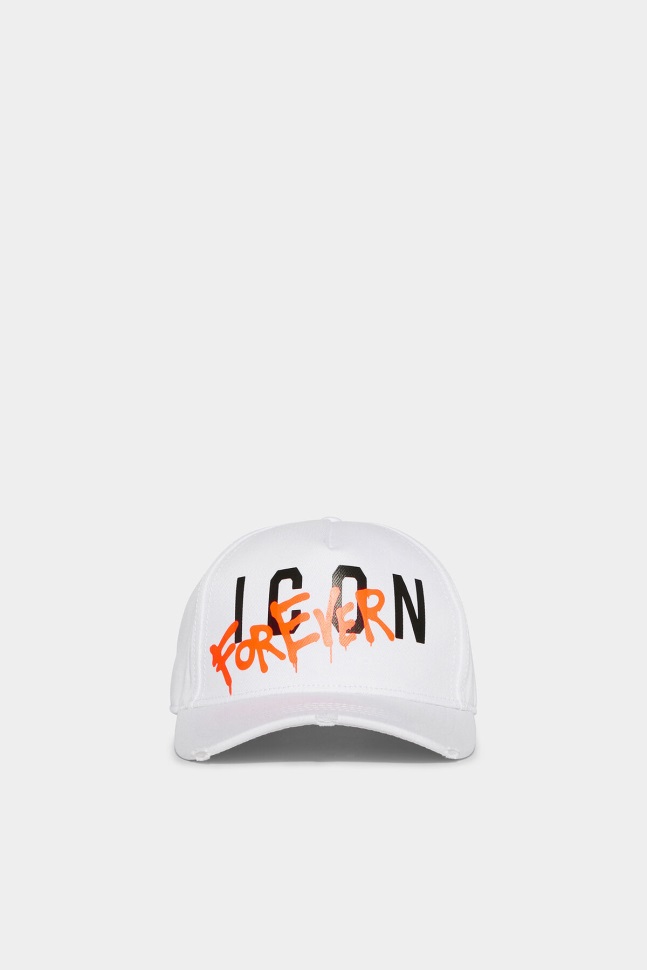 dsquared2_iconic_black_icon_forever_baseball_cap_d2.jpg Dsquared2 Iconic BLACK Icon Forever Baseball Cap-D2 - Image 1