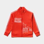 Dsquared2 Iconic BLACK/ORANGE D2Kids Sport Edtn.05 Zipped Sweater