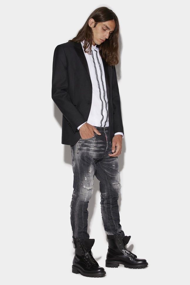 dsquared2_iconic_black_squat_cool_guy_denim_jeans.jpg Dsquared2 Iconic Black Squat Cool Guy Denim Jeans - Image 1