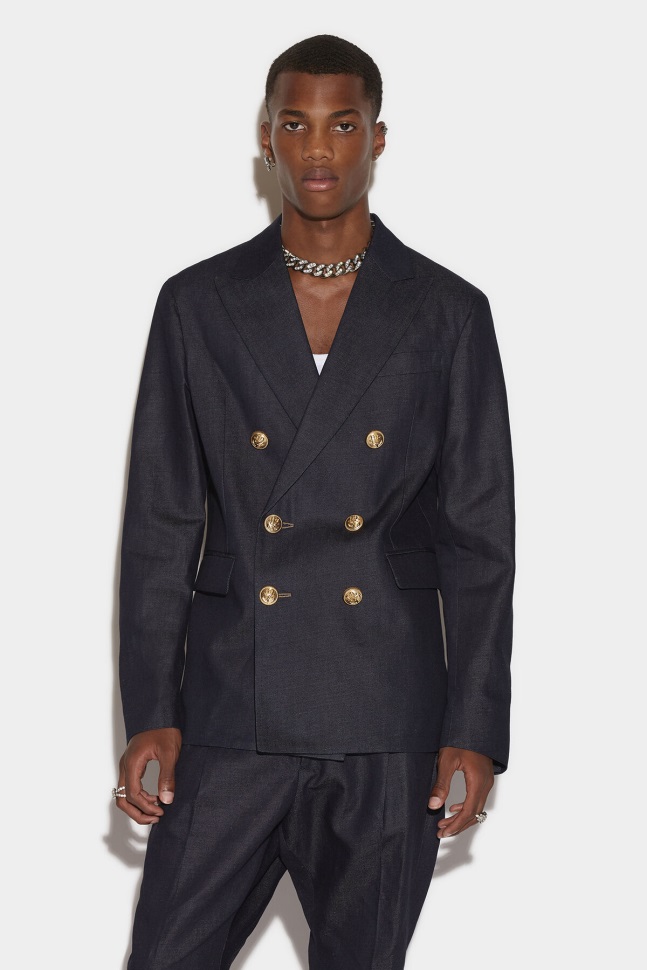 dsquared2_iconic_boston_double_breasted_blazer.jpg Dsquared2 Iconic Boston Double-Breasted Blazer - Image 1