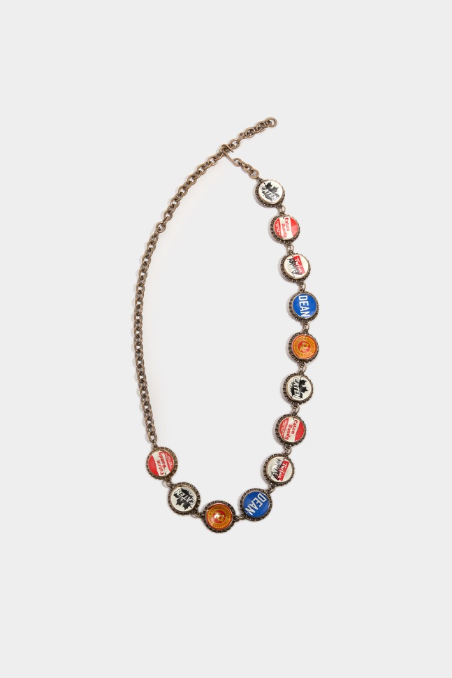 dsquared2_iconic_bottle_cap_belt.jpg Dsquared2 Iconic Bottle Cap Belt - Image 1