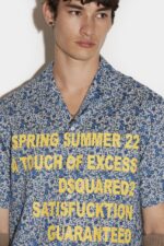 Dsquared2 Iconic Bowling Shirt D2 FANTASY - Image 3