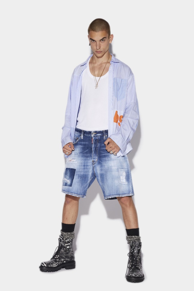 dsquared2_iconic_boxer_shorts_navy_blue.jpg Dsquared2 Iconic Boxer Shorts NAVY BLUE - Image 1