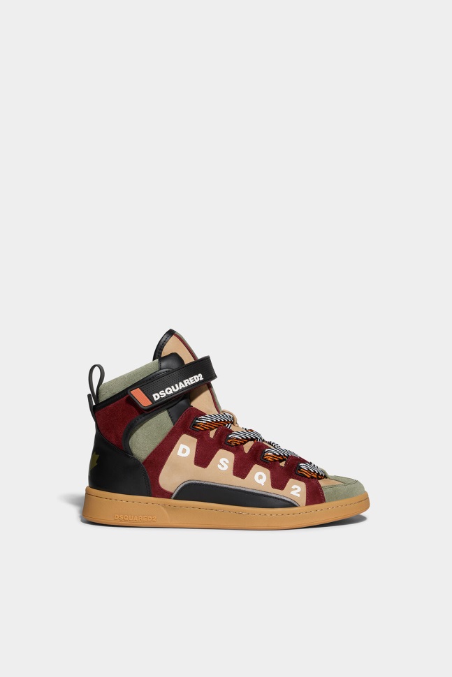 dsquared2_iconic_boxer_sneakers_fantasy_bordeaux.jpg Dsquared2 Iconic Boxer Sneakers FANTASY/BORDEAUX - Image 1