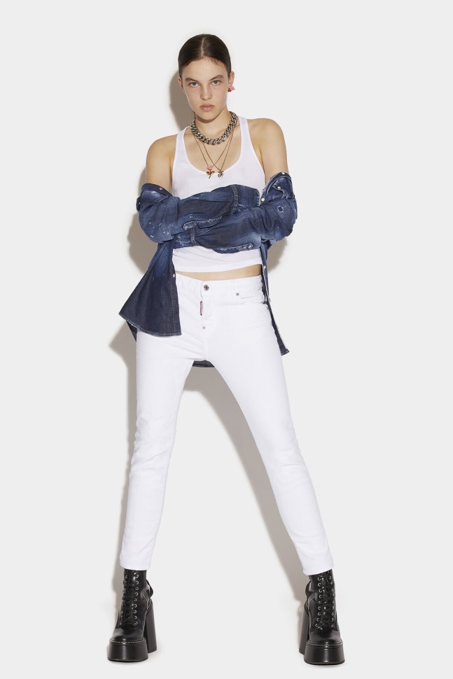 dsquared2_iconic_bull_rtd_super_stretch_cool_girl_jeans.jpg Dsquared2 Iconic Bull Rtd Super Stretch Cool Girl Jeans - Image 1