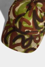 Dsquared2 Iconic Camo Spray Baseball Cap - Image 5