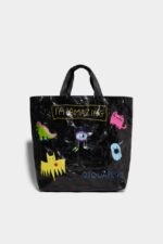 Dsquared2 Iconic Canadian Heritage Tag Bag BLACK D2