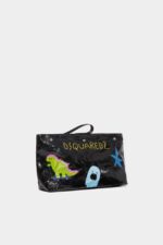 Dsquared2 Iconic Canadian Heritage Tag Bag BLACK D2 BLACK - Image 3