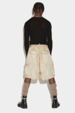 Dsquared2 Iconic Cargo Shorts BEIGE/NAVY BLUE - Image 2