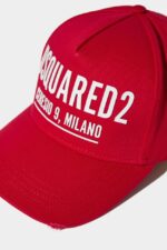 Dsquared2 Iconic Ceresio 9 Baseball Cap BLACK/FANTASY - Image 5