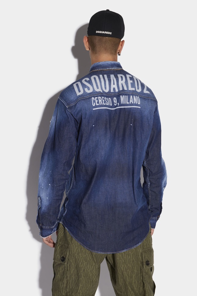 dsquared2_iconic_ceresio_9_drop_shirt.jpg Dsquared2 Iconic Ceresio 9 Drop Shirt - Image 1