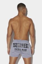 Dsquared2 Iconic Ceresio 9 Midi Swim Boxer BLACK - Image 2