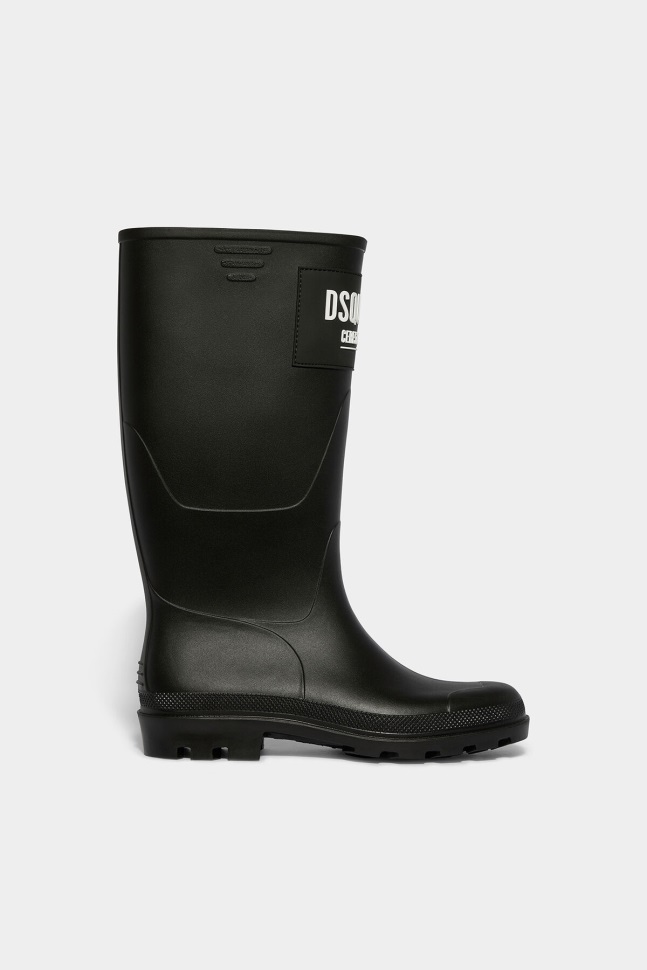 dsquared2_iconic_ceresio_9_rain_boots_black_ds2.jpg Dsquared2 Iconic Ceresio 9 Rain Boots BLACK DS2 - Image 1