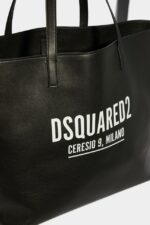 Dsquared2 Iconic Ceresio 9 Shopping Bag BLACK - Image 4