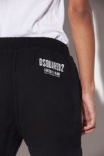 Dsquared2 Iconic Ceresio 9 Sweatpants WHITE/MILITARY GREEN - Image 3