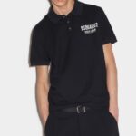 Dsquared2 Iconic Ceresio 9 Tennis Polo WHITE/BLACK