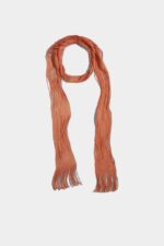 Dsquared2 Iconic Chic Fringes Scarf D2 BLACK