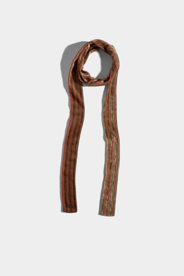 dsquared2_iconic_chic_fringes_scarf_d2_camel.jpg Dsquared2 Iconic Chic Fringes Scarf D2 CAMEL - Image 1