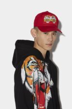 Dsquared2 Iconic Chinese NY Baseball Cap BLACK