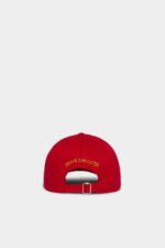 Dsquared2 Iconic Chinese NY Baseball Cap BLACK - Image 3