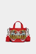 Dsquared2 Iconic Chinese NY Shopping Bag D2 RED