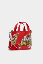 Dsquared2 Iconic Chinese NY Shopping Bag D2 RED - Image 3