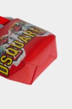 Dsquared2 Iconic Chinese NY Shopping Bag D2 RED - Image 4